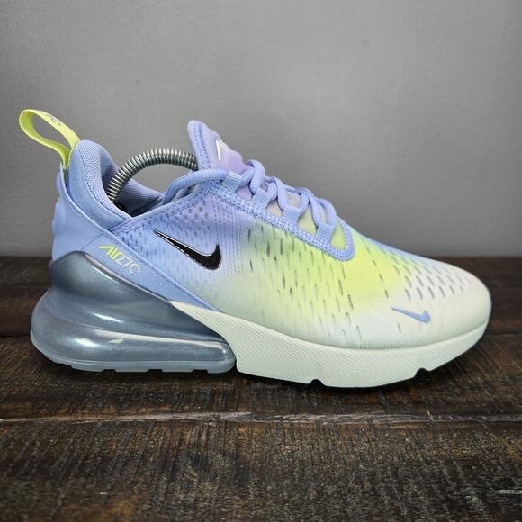 NEW Nike Air Max 270 Womens Size 6.5 Running Shoes Blue Green White IB7937-468 - Picture 7 of 11